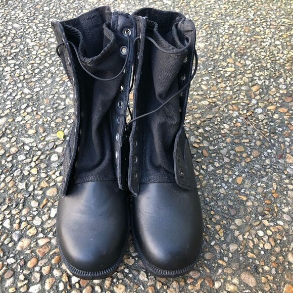 Vintage Rothco canvas tactical combat boots 5 - Picture 2 of 8
